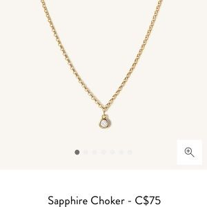 Mejuri Sapphire Choker